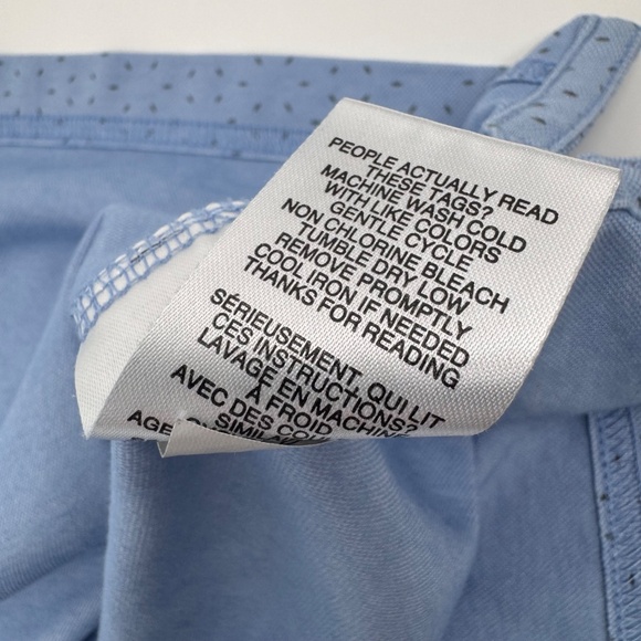 Travis Mathew Polo Shirt Men Medium Blue Short Sleeve Golf Preppy Sprinkles - Picture 6 of 9